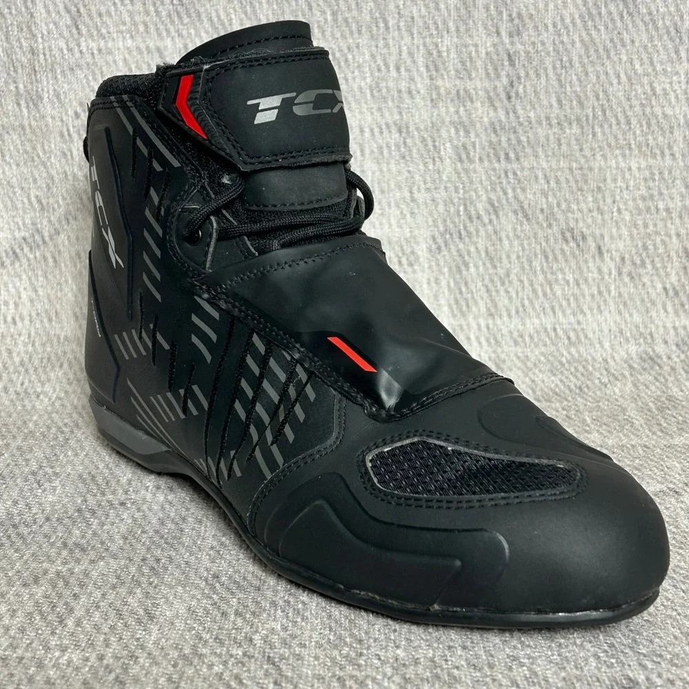 TCX R04D WP Motorcycle Boots Men's US‎ 10 and 11 EU 44 45Black T-Dry Waterproof